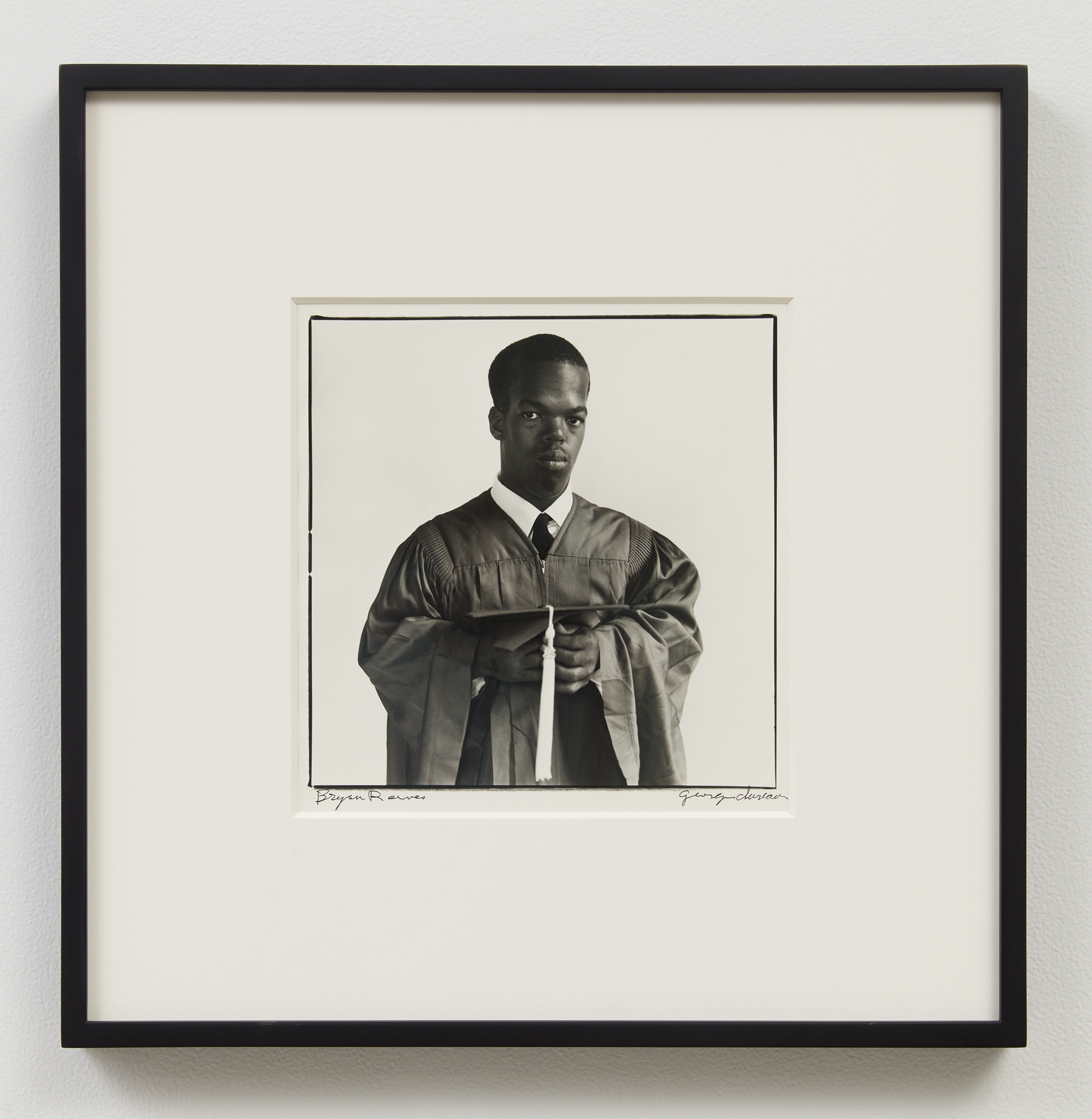 George Dureau, <i>Brian Reeves</i>, 1983. Vintage gelatin silver print, 20 x 19 1/2 in (50.8 x 49.5 cm)